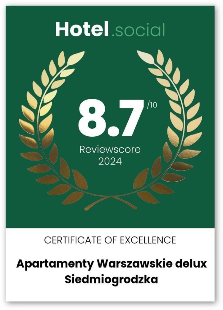 Apartamenty Warszawskie Delux Siedmiogrodzka Varsóvia Exterior foto